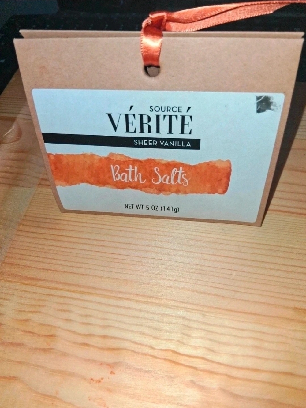 Sheer Vanilla Bath Salts - Orange